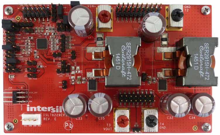 The ISL78229EV1Z evaluation board