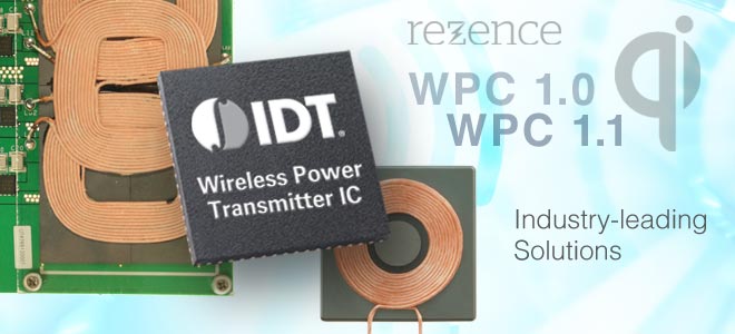 IDT - устройства беспроводной передачи энергии