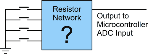 Read multiple switches using ADC