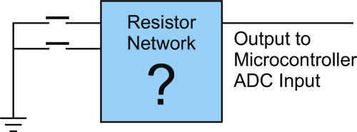 Read multiple switches using ADC