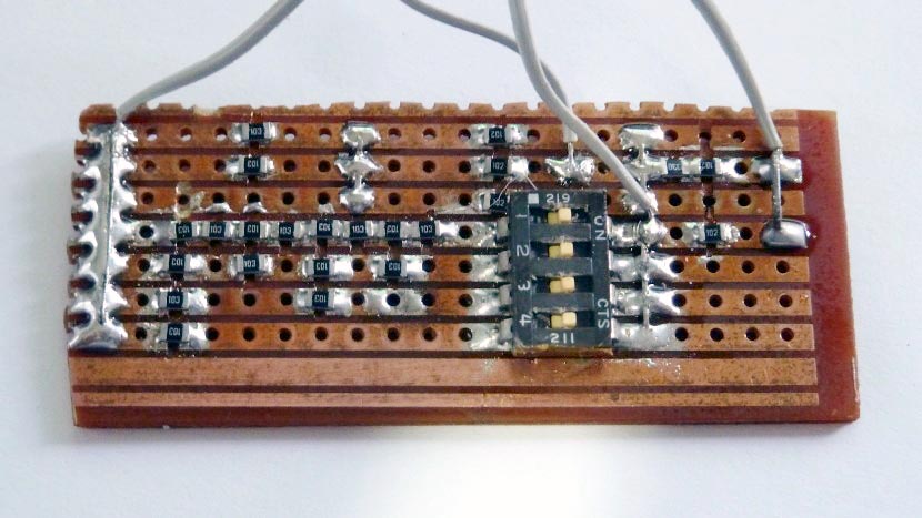 Read multiple switches using ADC