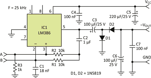 Comparing the NE555 Timer and LM386 Amplifier as Inductorless DC-DC Converters