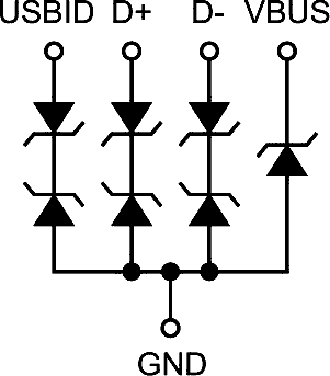 Diodes - D5V0F3B6LP20