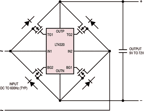 The Typical LT4320 Application Circuit