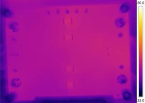 hermograph of LT4320 Driving Four MOSFETs