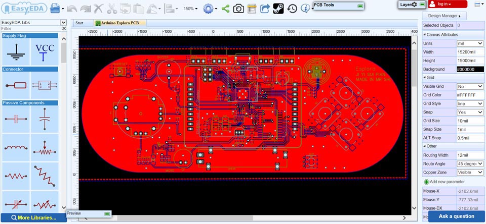 EasyEDA lets you design PCB and buy PCBs directly