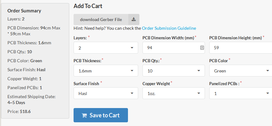 EasyEDA lets you design PCB and buy PCBs directly