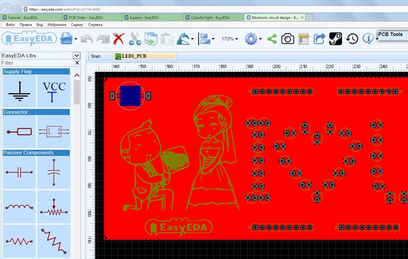 EasyEDA lets you design PCB and buy PCBs directly