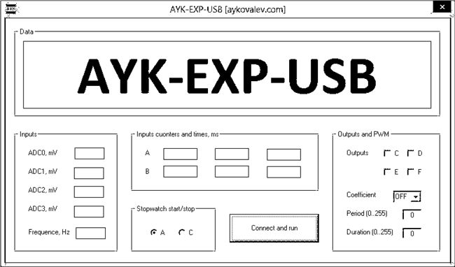 USB-измерительный прибор для проведения экспериментов