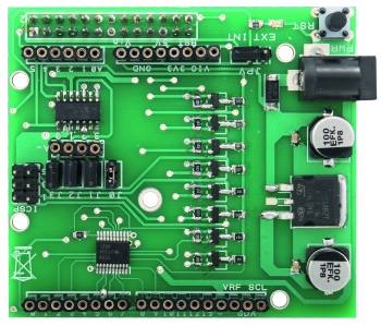 Expansion Shield for RaspberryPi compatible with Arduino