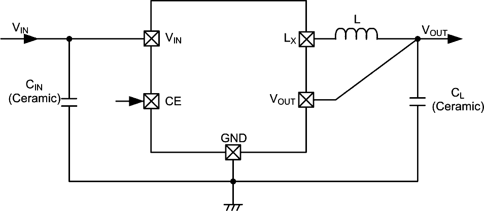 XC9272 - Typical application circuit