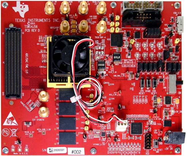 Карта захвата данных TSW14J56EVM