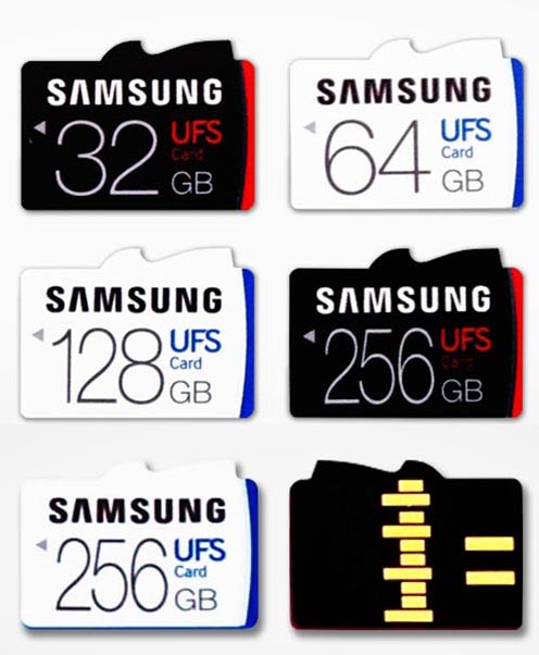 Samsung Introduces World's First Universal Flash Storage Removable Memory Card Line-up, Offering up to 256-Gigabyte Capacity