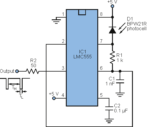 Simple Light Sensor Circuit Features High Dynamic Range