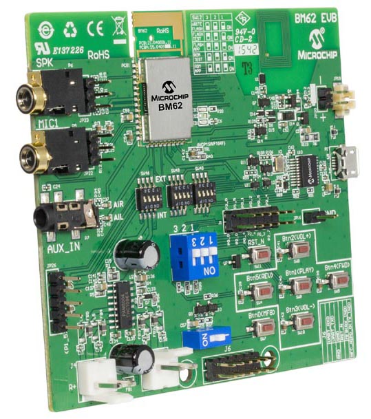 BM62 Bluetooth Audio Evaluation Board