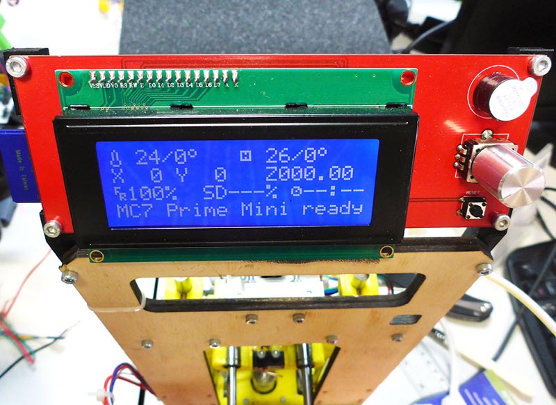 Доработка 3D-принтера MC7 Prime mini от Мастер Кит - установка подогреваемого стола своими руками