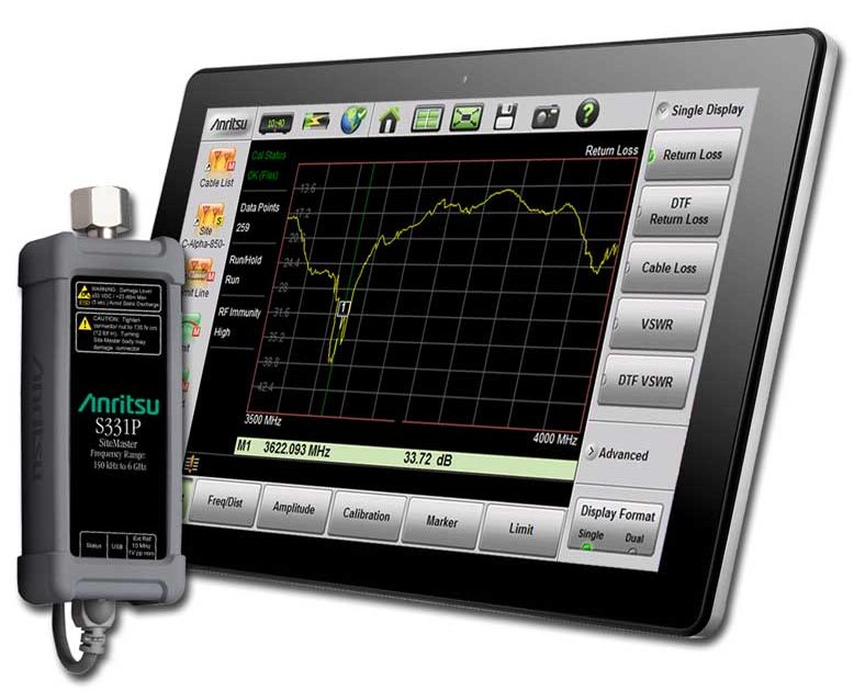 Anritsu Site Master<SUP><FONT SIZE=-1>TM</FONT></SUP> S331P