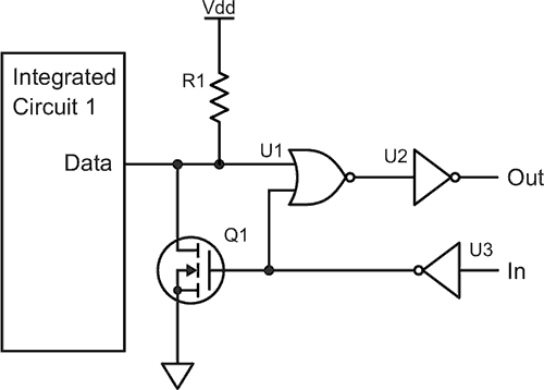 Splitting and arbitration a bidirectional serial bus