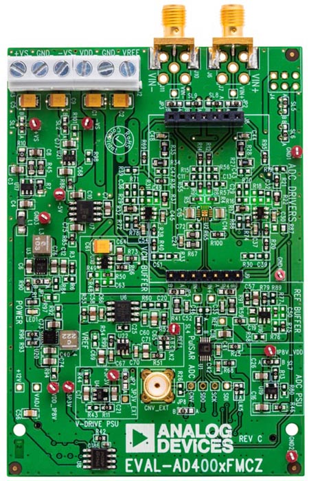 Evaluation Board for the AD4000/AD4003 16-/18-Bit Precision SAR ADCs