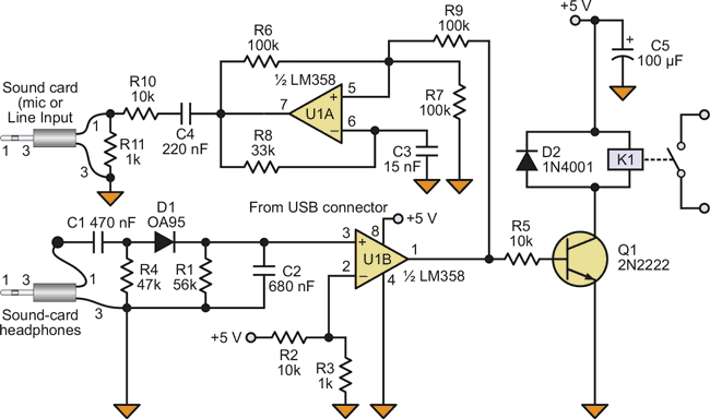 Computer Sound Card Provides Simple Internet-Based Appliance Remote Control