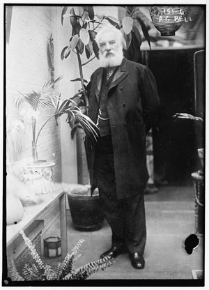 Alexander Graham Bell makes 1st sound transmission, June 2, 1875