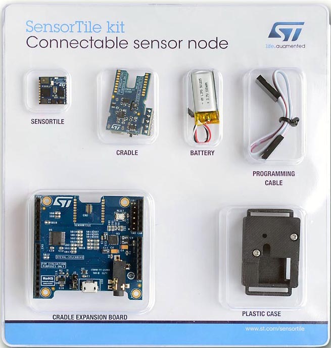 The STEVAL-STLKT01V1 SensorTile integrated development platform