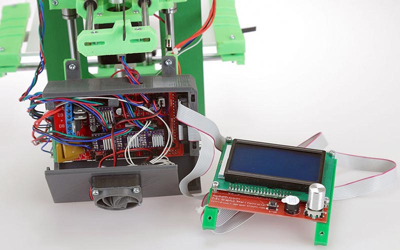 Оснащение 3D-принтера MC7 дисплеем RepRapDiscount Full Graphic Smart Controller и создание своего логотипа