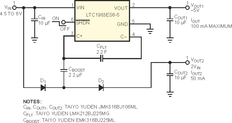 Simple power supply fits into small spaces