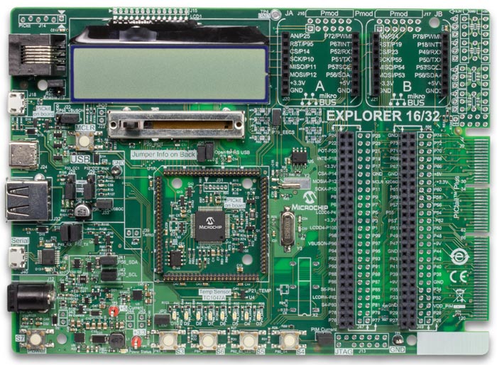 Explorer 16/32 Development Board (DM240001-2)