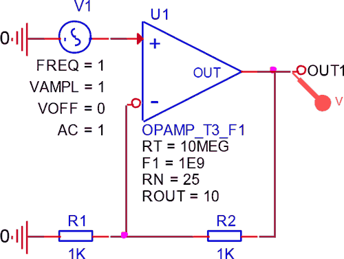 Идеализированные PSpice макромодели трансимпедансных операционных усилителей. Часть 2