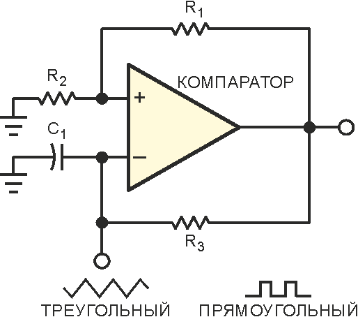 Высококачественный генератор треугольных импульсов потребляет всего 6 мкА
