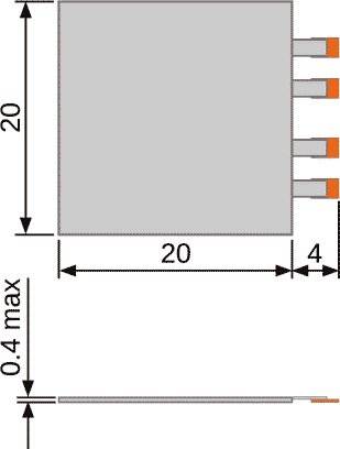 DMHA14R5V353M4ATA0 Electrical Dimensions