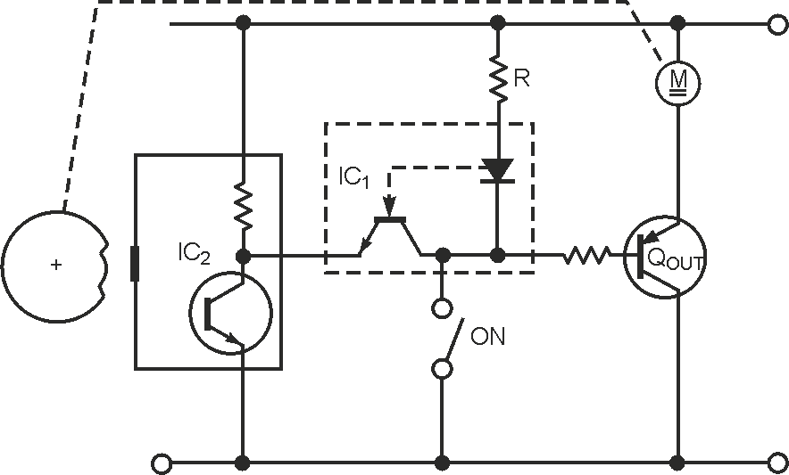 Optocouplers are handy for motor drive