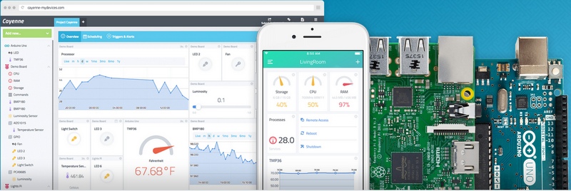 Разработка IoT устройств на Arduino с помощью сервиса myDevices Cayenne