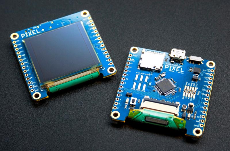 Если соединить маленький OLED дисплей с платой Arduino, получится Pixel 2.0