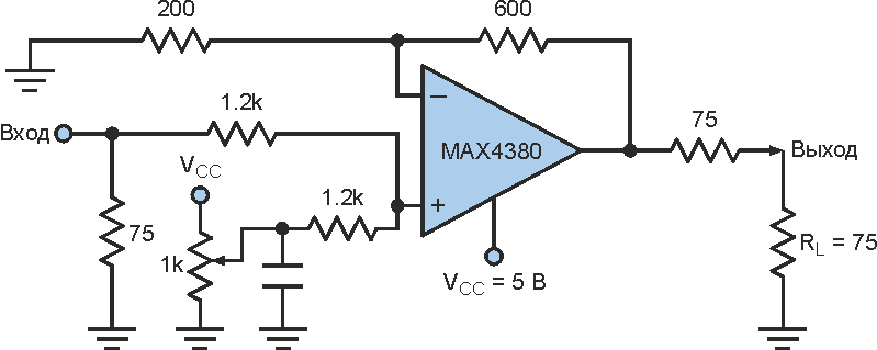 Non-Inverting Level Shifter Requires Only One Op Amp, One Supply Voltage