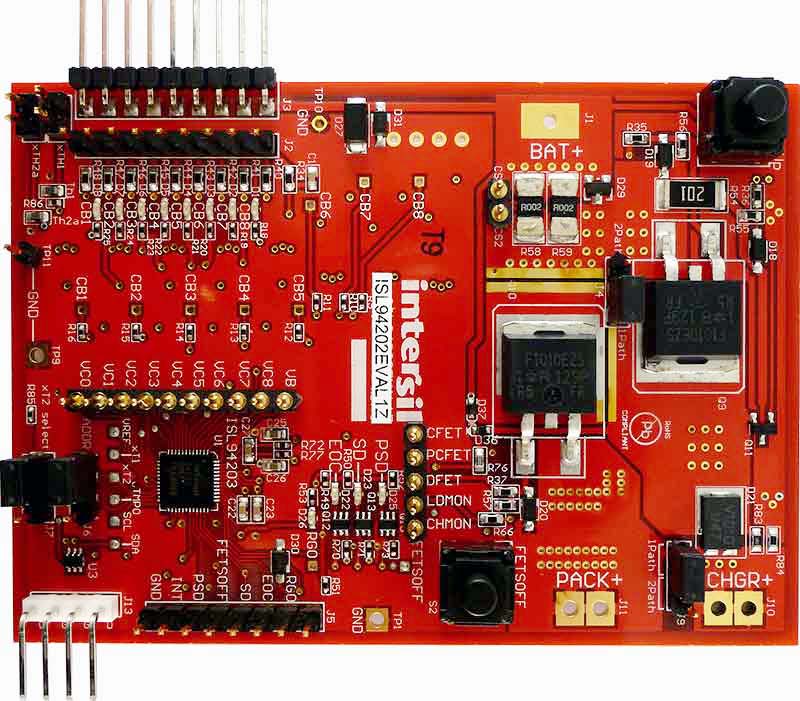ISL94202EVKIT1Z Battery Monitor Eval Kit