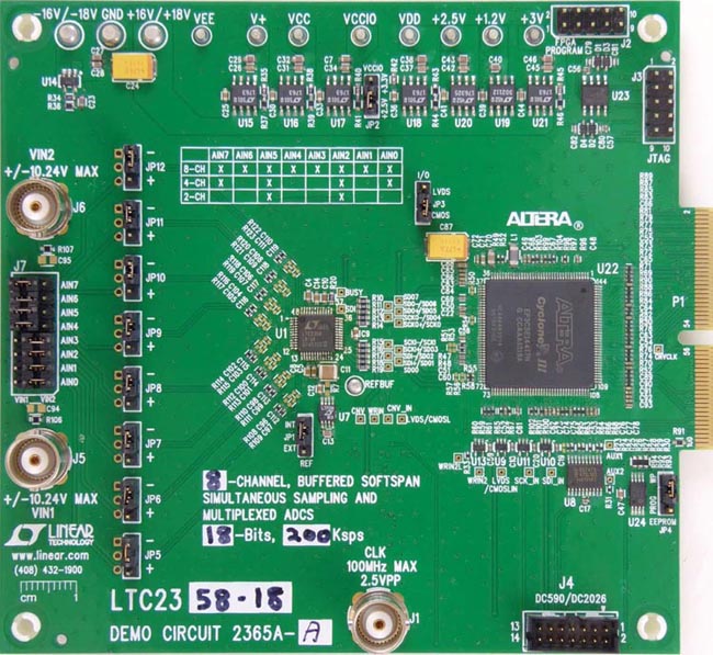 DC2365A-A - LTC2358-18 Demo Board