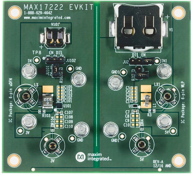 MAX17222EVKIT#: The MAX17222 evaluation kit