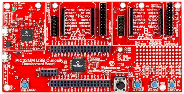 Microchip PIC32MM USB Curiosity Development Board 