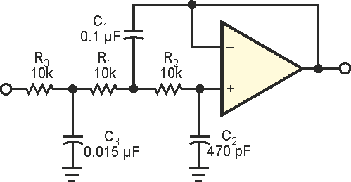 Improve roll-off of Sallen-Key filter