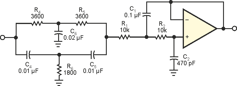 Improve roll-off of Sallen-Key filter