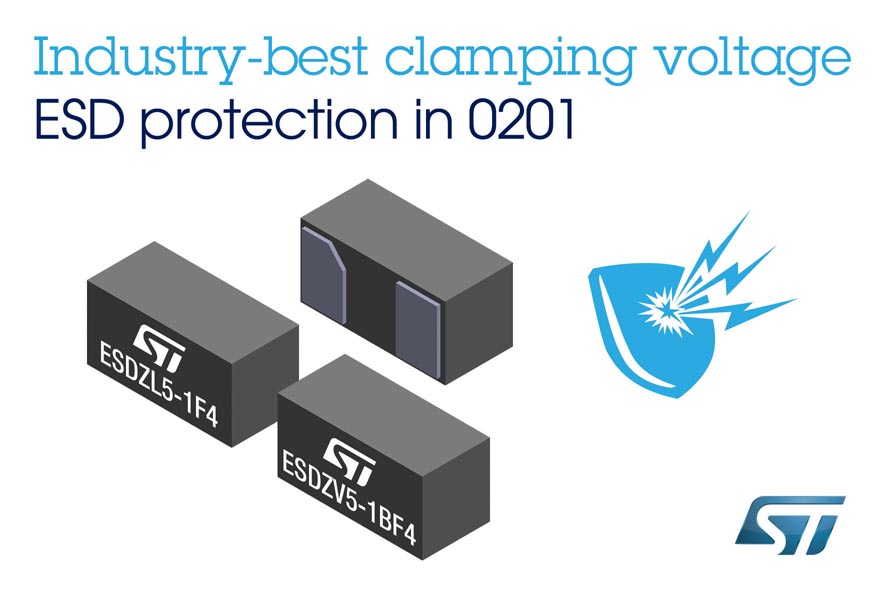 STMicroelectronics - ESDZL5-1F4, ESDZV5-1BF4