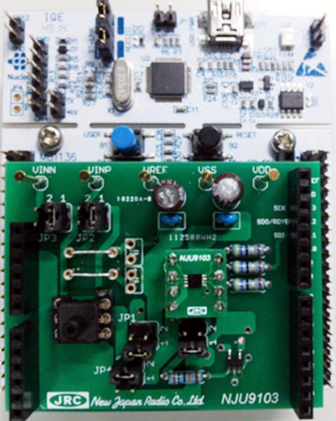 The Evaluation Board for NJU9103 AFE