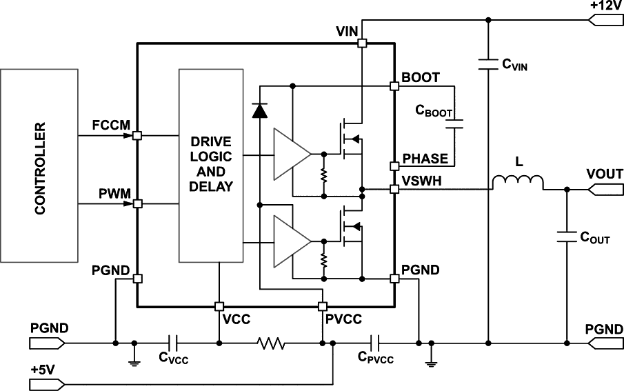 The AOZ5131QI Typical Application Circuit