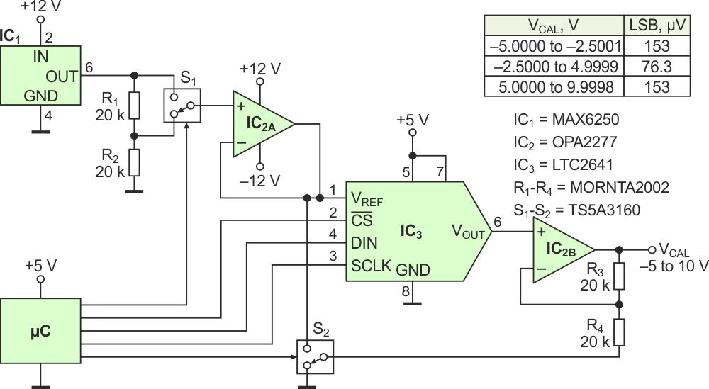 DIY DCV Calibrator & reference has under 70µV error