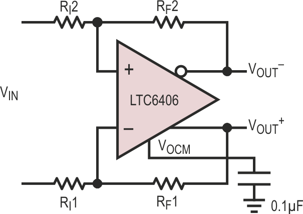 Using a Differential I/O Amplifier in Single-Ended Applications