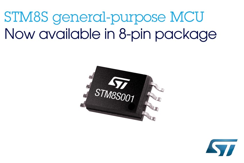 New 8-bit Microcontroller STMicroelectronics Delivers Uniquely