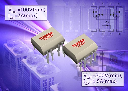 Toshiba расширяет ассортимент фотореле корпусах DIP8