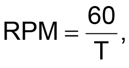 Period-to-RPM Converter Measures Very Low Frequencies